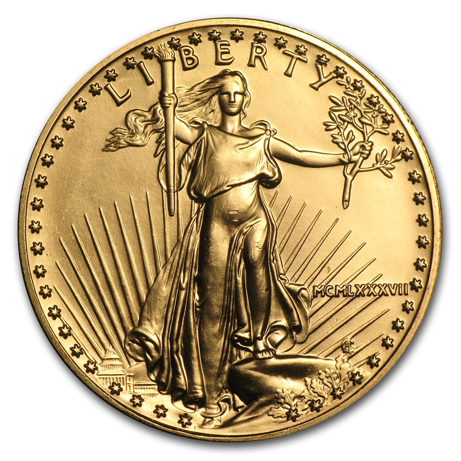 Ηνωμένες Πολιτείες - American Eagle 1 oz χρυσό, 1987 (MCMLXXXVII)