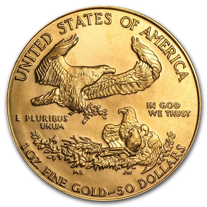 Ηνωμένες Πολιτείες - American Eagle 1 oz χρυσό, 1989 (MCMLXXXIX)