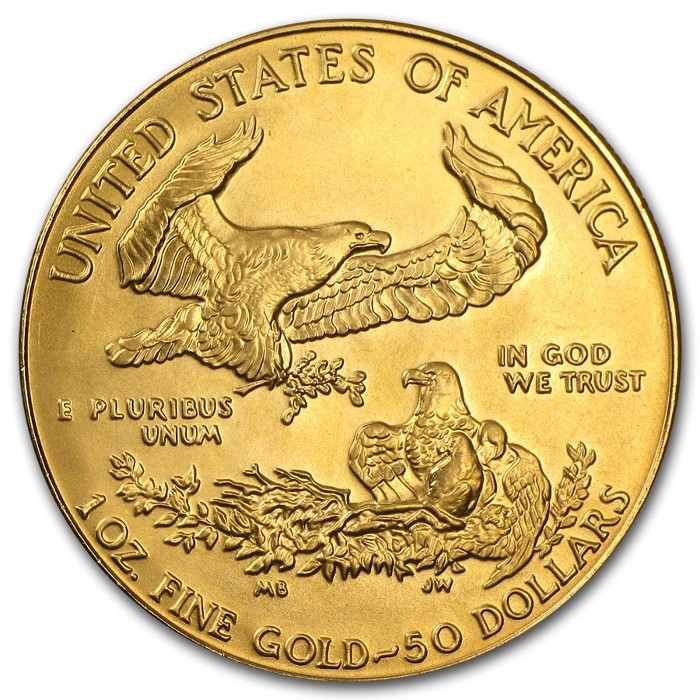Ηνωμένες Πολιτείες - American Eagle 1 oz χρυσό, 1992