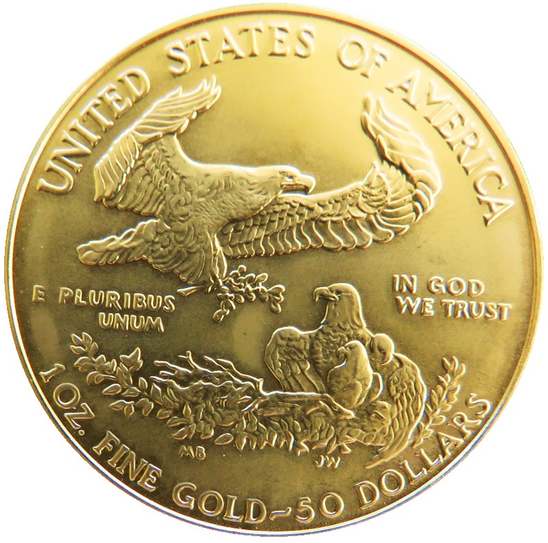 Estados Unidos - American Eagle 1 oz gold, 1986 (MCMLXXXVI)
