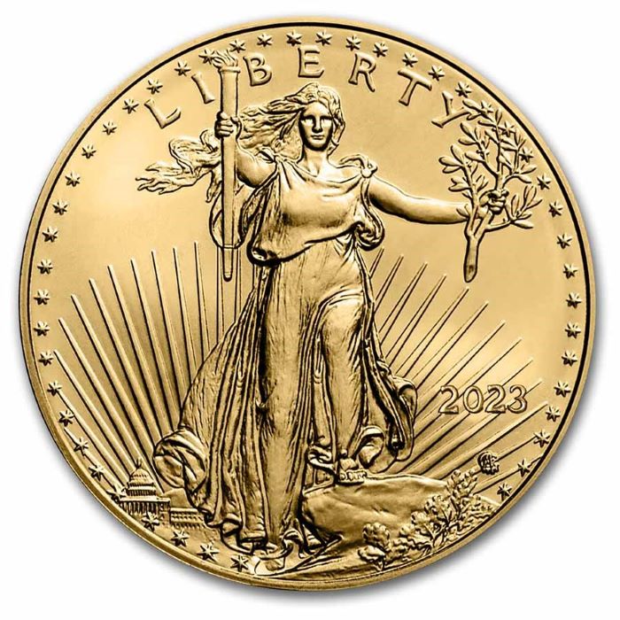Stati Uniti - New design American Eagle 1/4 oz gold, 2023