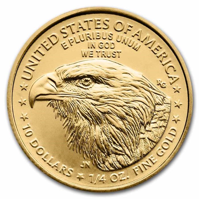 Ηνωμένες Πολιτείες - Νέο Σχέδιο American Eagle 1/4 oz χρυσό, 2023
