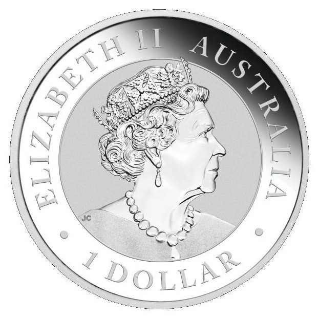Australien – Silbermunze BU 1 oz, Koala, 2021