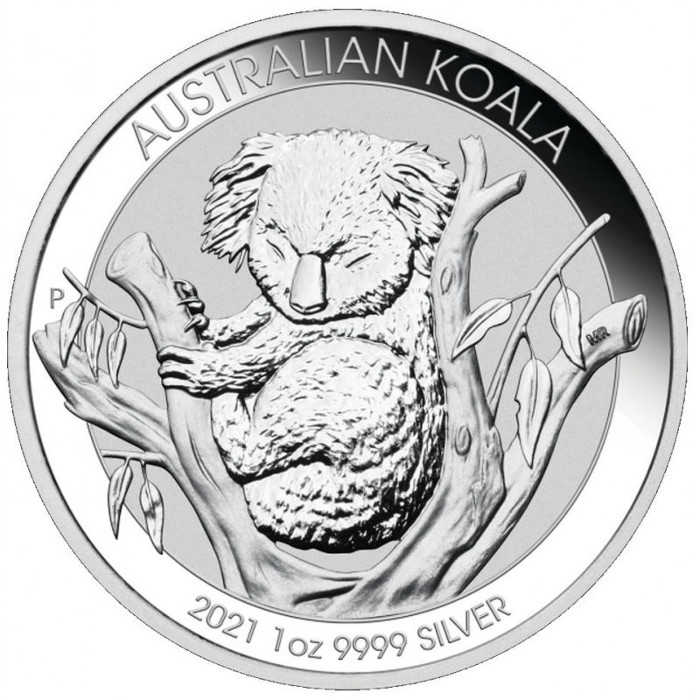 Australie - piece en argent  BU 1 oz, Koala, 2021