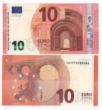 Europa - 10 Euro banknote UNC, Europa series, 2014