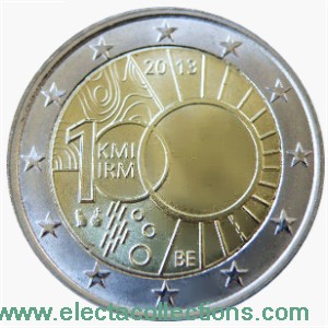 Belgica - 2 Euro, Meteo, 2013 - bag of 25 coins
