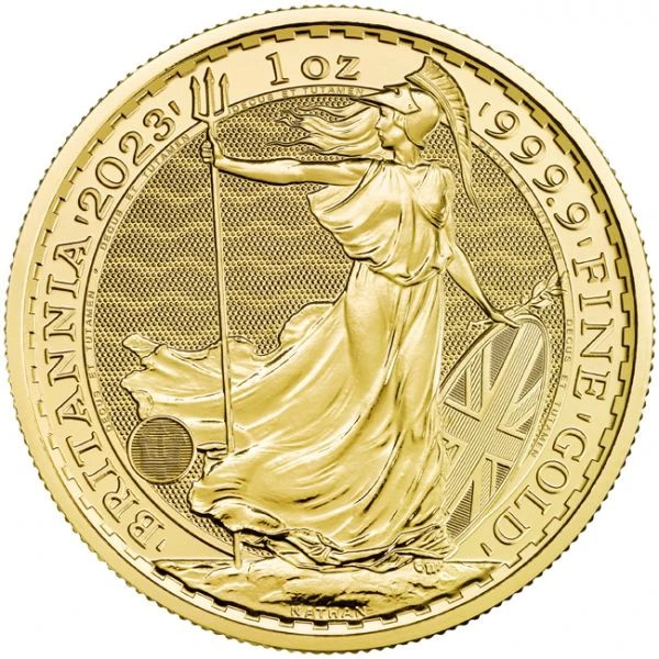 Großbritannien - Goldmunze BU 1 oz, Britannia, 2023