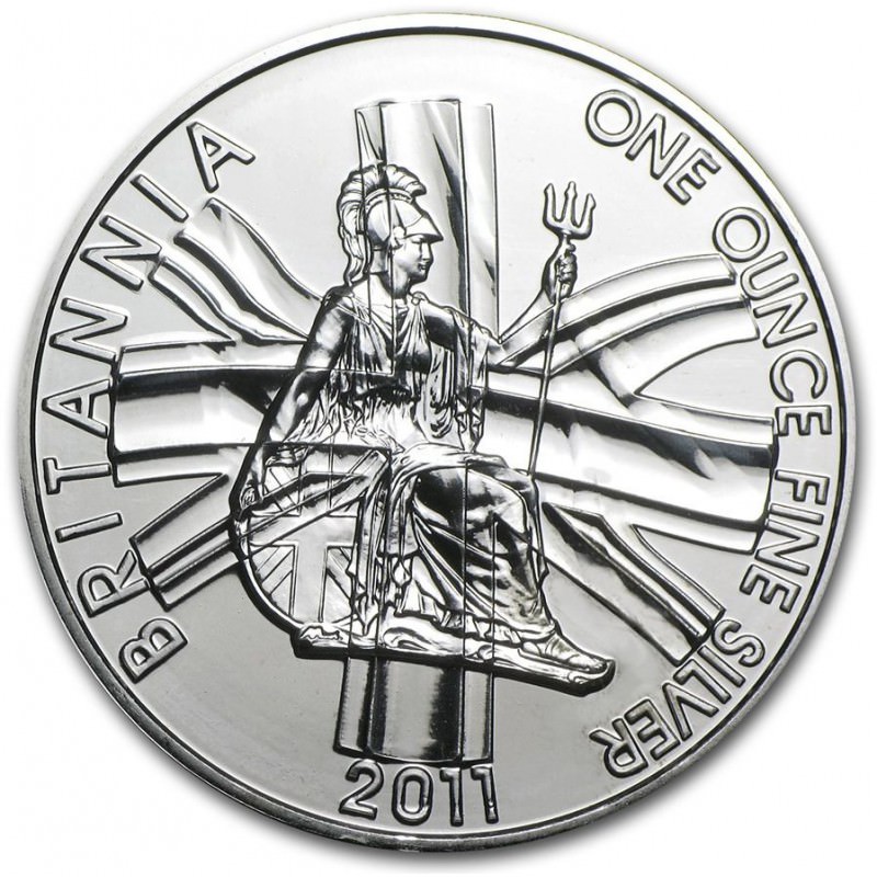 Regno Unito - £2 Britannia One Ounce Silver Bullion, 2011