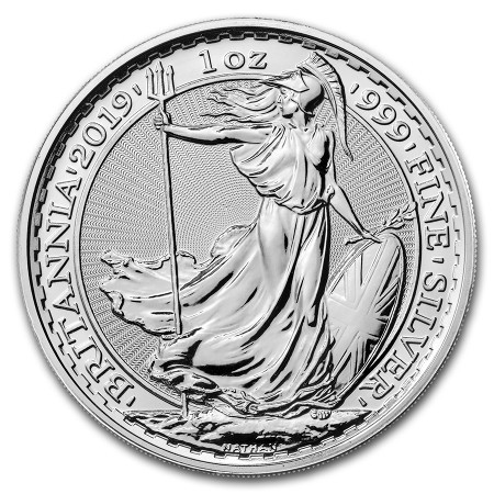 Royaume Uni - £2 Britannia One Ounce Silver Bullion, 2019