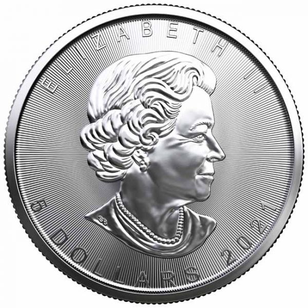Canada - 25 X  Silver coin BU 1 oz, Maple Leaf, 2021