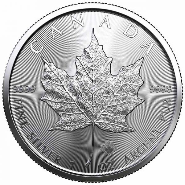 Canada - Moneda de plata BU 1 oz, Maple Leaf, 2021