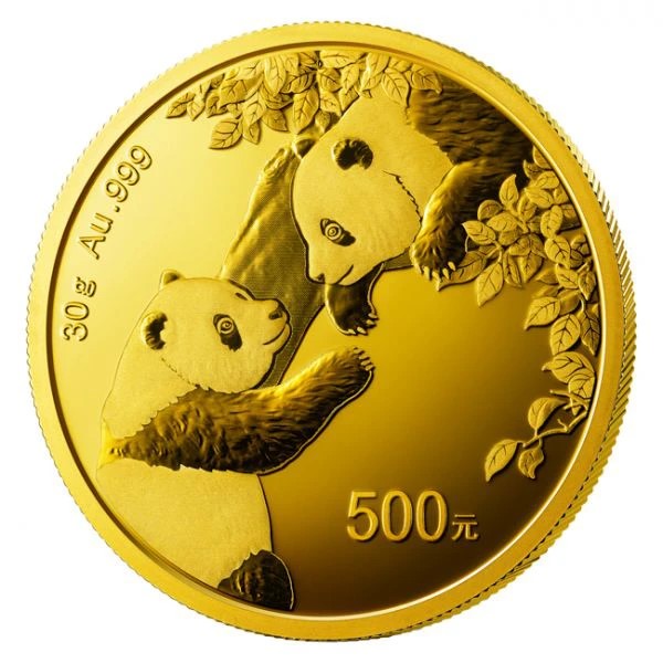 Cina - Gold coin BU 30g, Panda, 2023 (Sealed)