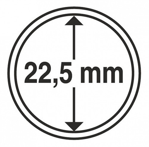 Munzkapseln Innendurchmesser 22,5 mm