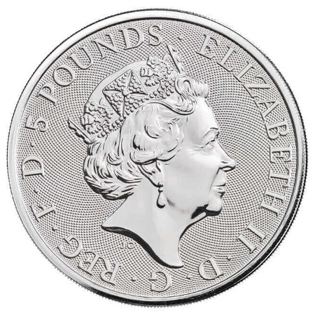 Μεγάλη Βρεταννία - Αργυρό νόμισμα 2 oz, Falcon (Γεράκι), 2019