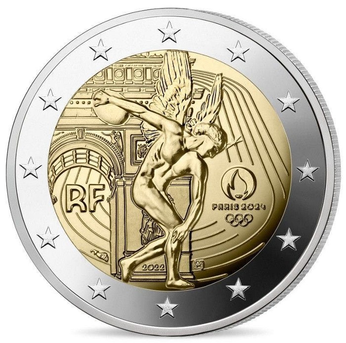 France – 2 Euro, OLYMPIC GAMES, 2022 (proof)