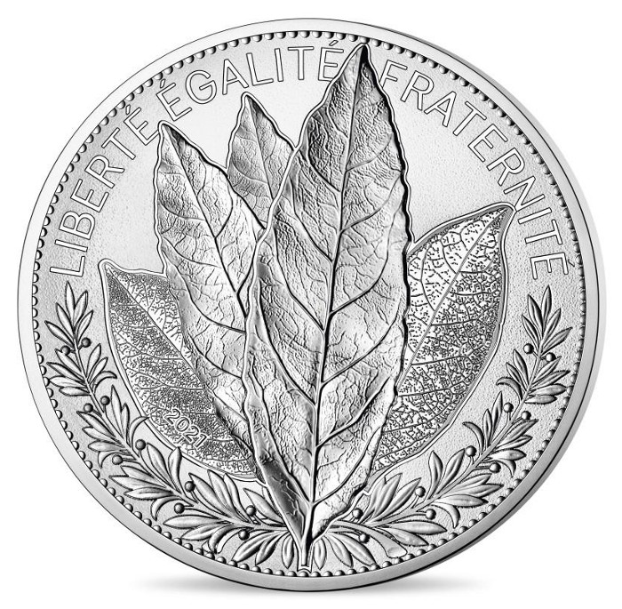 Francia - 20 Euro silver BU, THE LAUREL, 2021