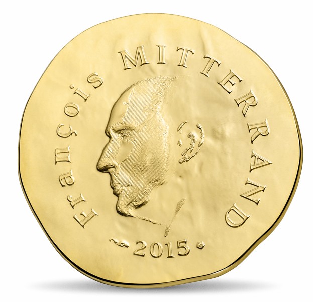 Francia - 50 Euro d'oro FS, Francois Mitterrand, 2015