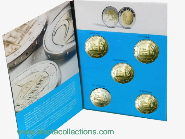 Germany – 2 Euro, St. Michael, Lower Saxony, 2014 (A,D,F,G,J)