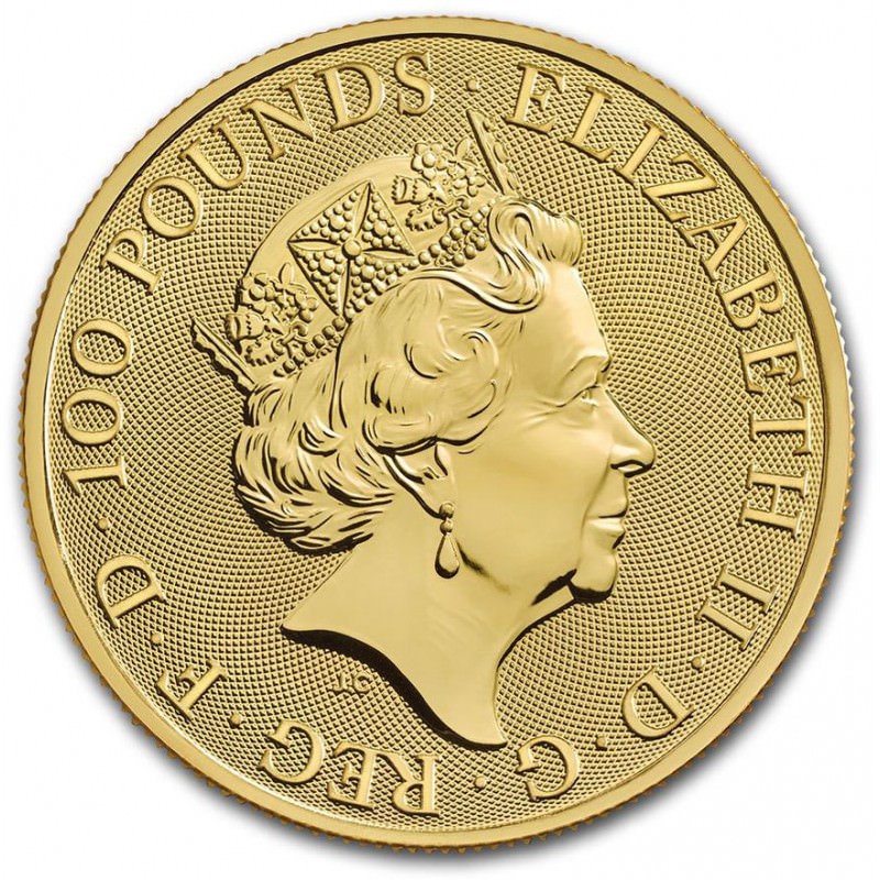 Gran Bretana - The Royal Arms Gold Coin BU 1 oz, 2021