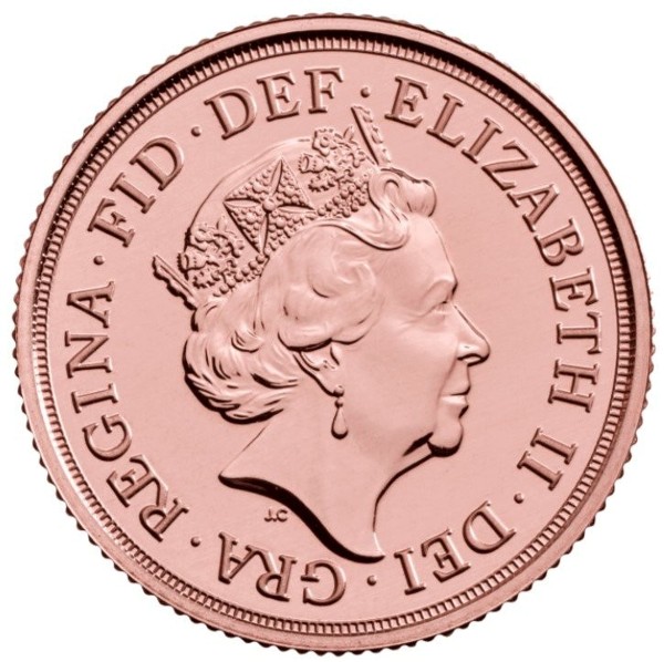Royaume Uni - Elizabeth II, Gold Sovereign BU, 2022
