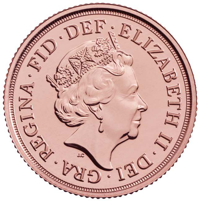 Gran Bretana - Elizabeth II, Gold Sovereign BU, 2020