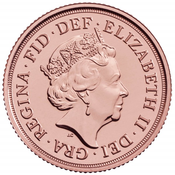 Regno Unito - Elizabeth II, Gold Sovereign BU, 2021
