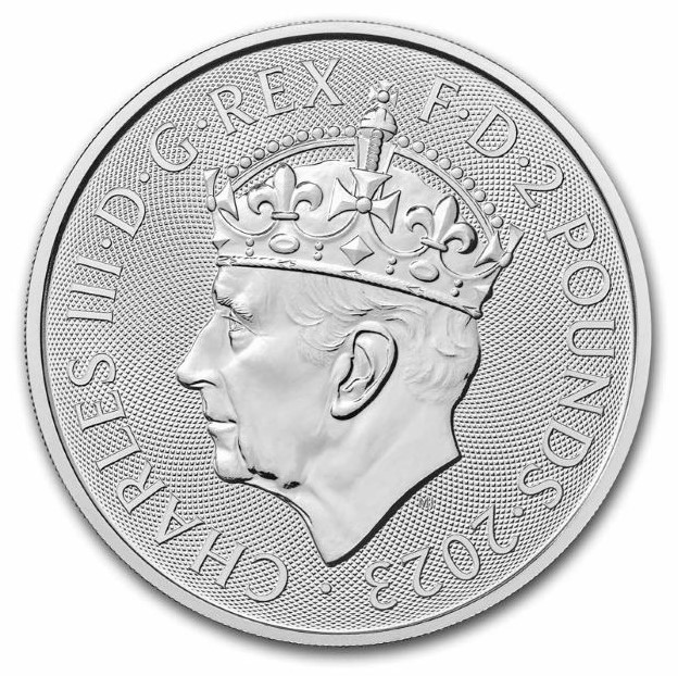 Gran Bretana - 1 oz silver bullion coin Coronation 2023