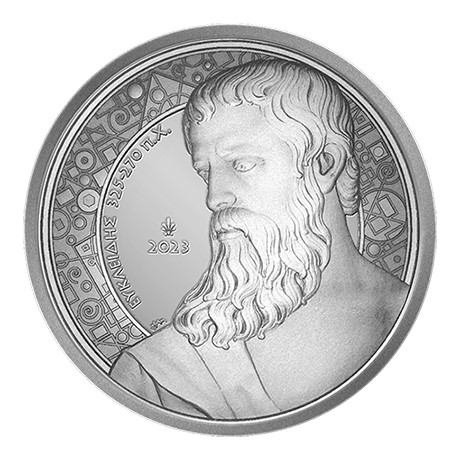 Grecia - 10 euro silver, MATHEMATICIANS - EUCLID, 2023