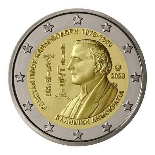 Greece – 2 Euro, CONSTANTIN CARATHÉODORY, 2023 (proof)