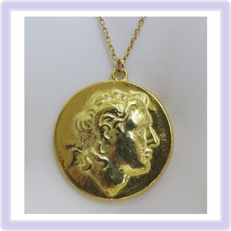 Greek Gold Stater of Lysimachos,  281-28O BC (24 mm)