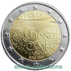 Ireland – 2 Euro, 100 years Dáil Éireann,  2019