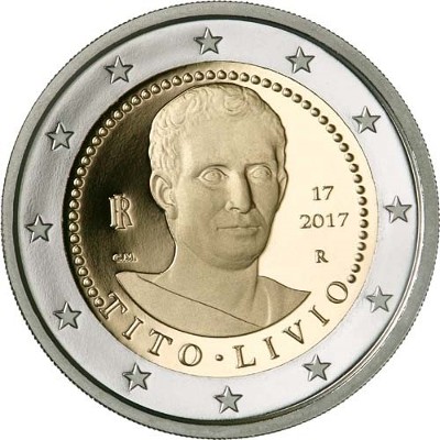 Italy – 2 Euro, TITO LIVIO, 2017 (unc)