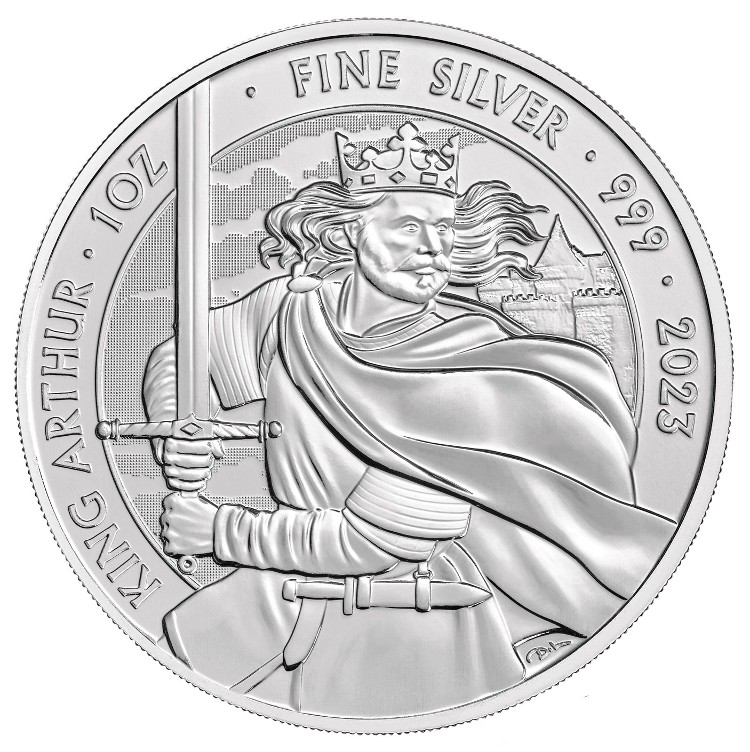 Μεγάλη Βρεταννία - KING ARTHUR, Αργυρό νόμισμα 1 ουγγιάς, 2023
