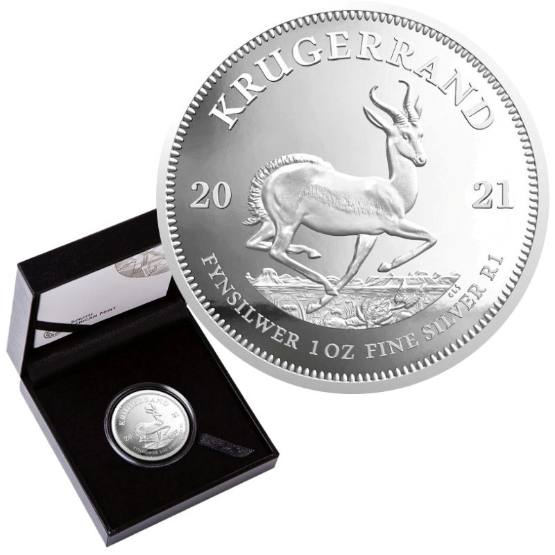 Νότια Αφρική - Αργυρό νόμισμα Krugerrand 1 OZ, 2021 (proof)
