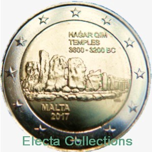 Malta – 2 Euro Hagar Qim, 2017 (bag of 10)