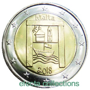 Malta - 2 Euro, CULTURAL HERITAGE, 2018 (unc)