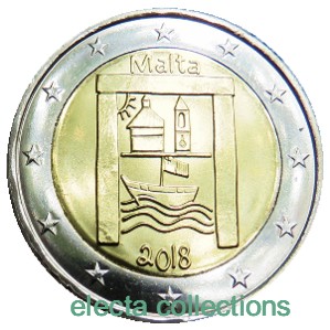 Malta - 2 Euro, CULTURAL HERITAGE, 2018 (roll)