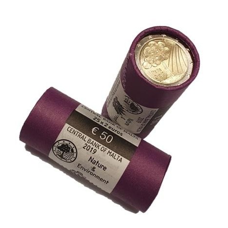 Malta – 2 Euro, Nature and environment, 2019 (coin rolls)