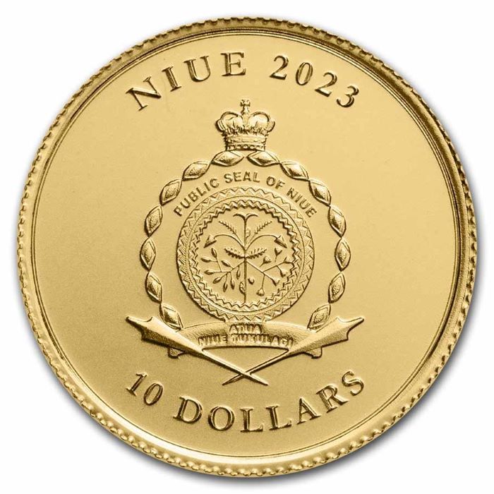 Niue - Gold coin 1/10 oz Equilibrium, 2023
