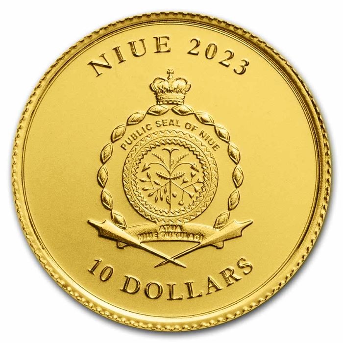 Niue - Χρυσό νόμισμα 1/10 oz Equilibrium, 2023