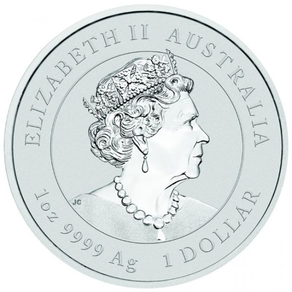 Australia -  Moneta d'argento BU 1 oz, Year of the Tiger, 2022