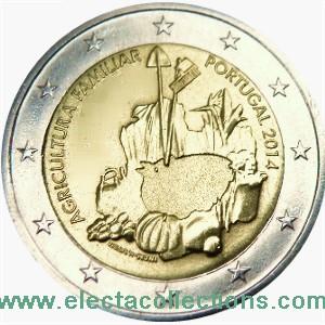 Πορτογαλία – 2 Ευρώ, Οικογενειακή Γεωργία, 2014 (bag of 10)