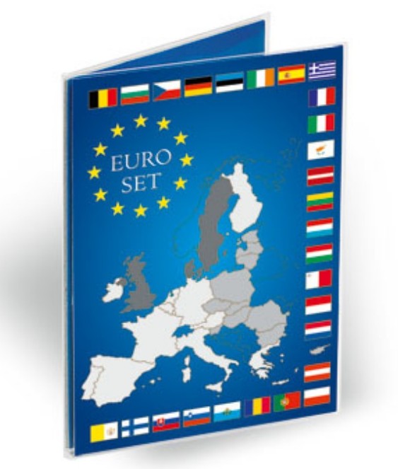 Coin Card for one Euro coin set (pack of 10)