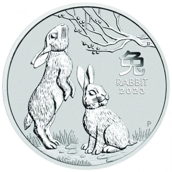 Australie - Piece d' argent 1 oz, Year of the Rabbit, 2023