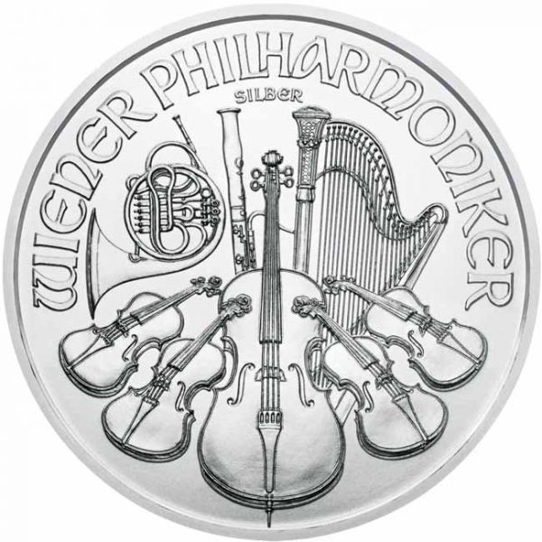 Osterreich - 1,50 Εuro Wiener Philharmoniker, Silber, 2021