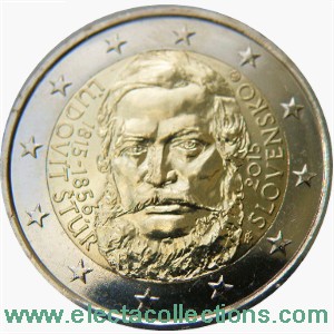 Slovakia 2 euro coin 2015 /"Ludovit Stur/" UNC