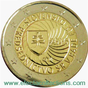 Slovaquie - 2 Euro, Presidence Europeenne, 2016 (bag of 10)
