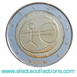Slovenia – 2 Euro, 10th Anniversary of the Euro, 2009
