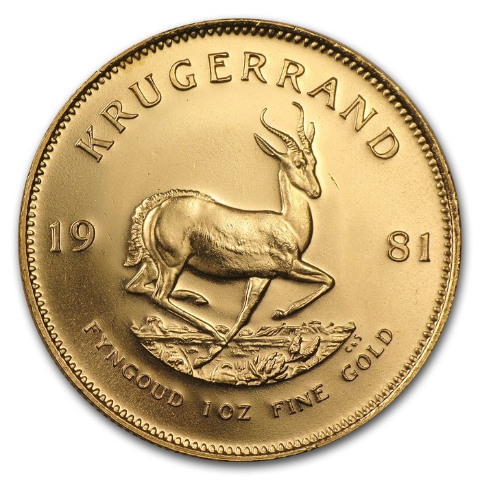 South Africa - Gold coin 1 oz, Krugerrand, 1981
