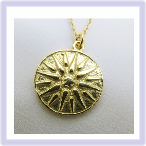 Vergina Sun Necklace